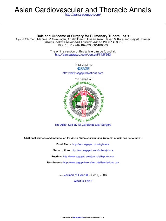 asian cardiovascular thoracic annals Paine and pleasure